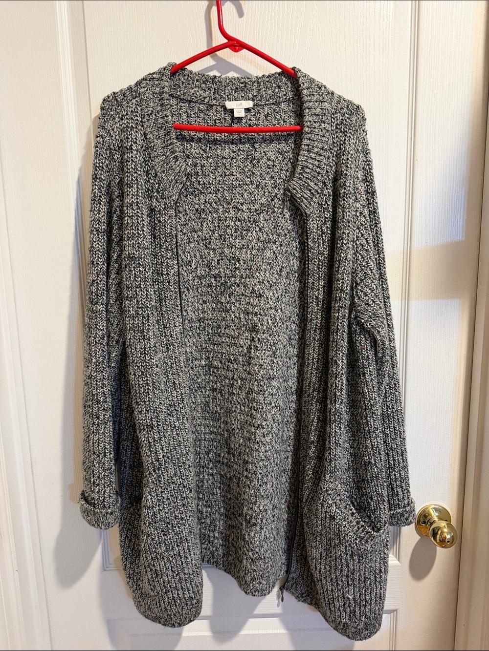 J. Jill Gray Marled Open-Front Cardigan
